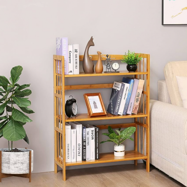 Rak Bambu untuk Penyimpanan